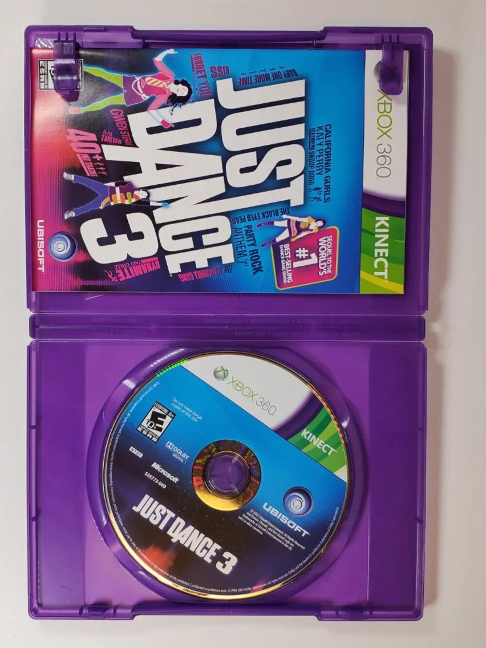Just Dance 3 Xbox 360 Target Exclusive Edition Rihanna, B.O.B Katy Perry